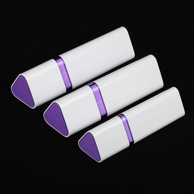 L'emballage cosmétique de estampillage chaud place Violet Serum triangulaire