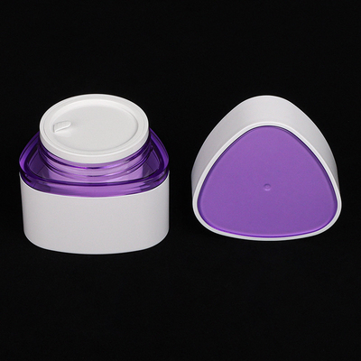 L'emballage cosmétique de estampillage chaud place Violet Serum triangulaire