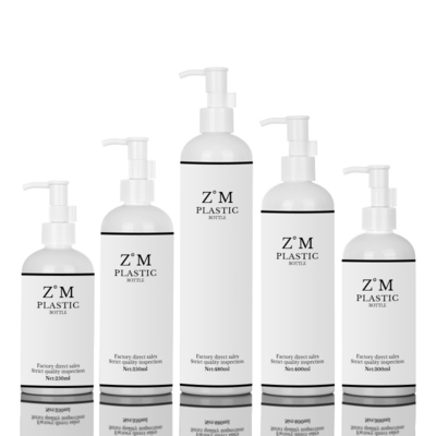 les cosmétiques privés d'air de soins de la peau de shampooing et de conditionneur de pompe de corps de 250ml 300ml 350ml 400ml 500ml huilent les conteneurs de empaquetage