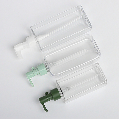 bouteille en plastique de l'huile 250ml essentielle de décapant de toner de savon de sérum de lotion vide transparente de soins de la peau