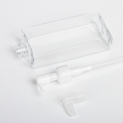 Cosmétiques ronds vides clairs de lotion de corps empaquetant l'huile de nettoyage Bottl de massage facial en plastique de pompe de conteneurs