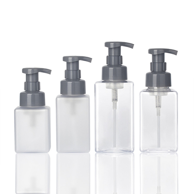 La place cosmétique givrée de bouteille de mousse forment l'ODM de estampillage chaud disponible