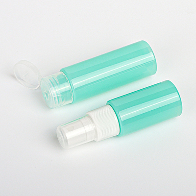 Plastique cosmétique de la couleur verte 50ml de bouteille de jet de catégorie comestible avec Flip Cap