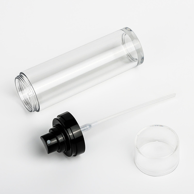 la bouteille cosmétique du jet 50ml, jet clair vide met la largeur en bouteille de 39mm