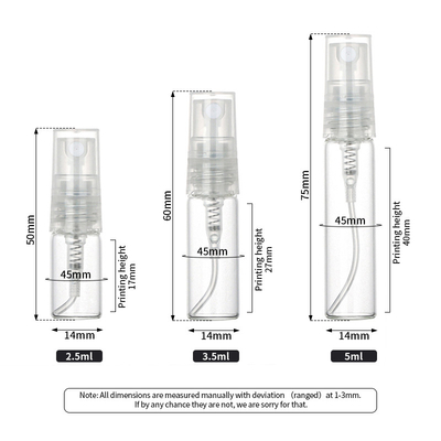 Le jet en plastique de jet de voyage d'espace libre cosmétique de la bouteille 5ML met recyclable en bouteille