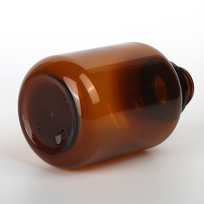 Ensembles de empaquetage cosmétiques d'ODM, 60ml 90ml 130ml Amber Plastic Cosmetic Jars