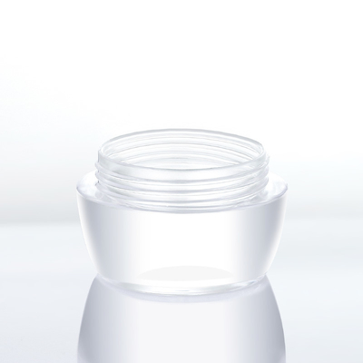capacité en plastique transparente de la bouteille 50g de jet de 62mm pour la crème d'oeil