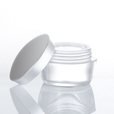 capacité en plastique transparente de la bouteille 50g de jet de 62mm pour la crème d'oeil