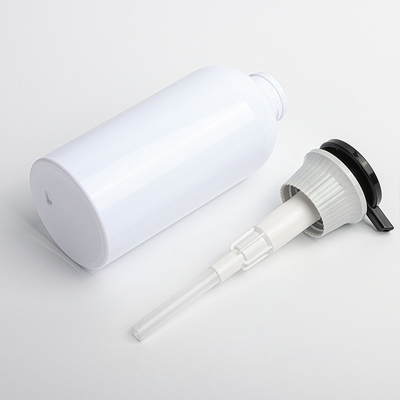 les conteneurs 400ml vides arrondissent le shampooing en plastique d'ANIMAL FAMILIER de lotion et la bouteille privée d'air de pompe de conditionneur