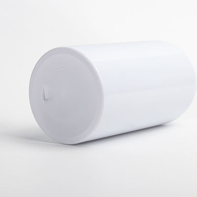 bouteille unique en gros de réutilisation en plastique de shampooing de la forme 500ml de conteneur des soins de la peau 350ml avec la pompe