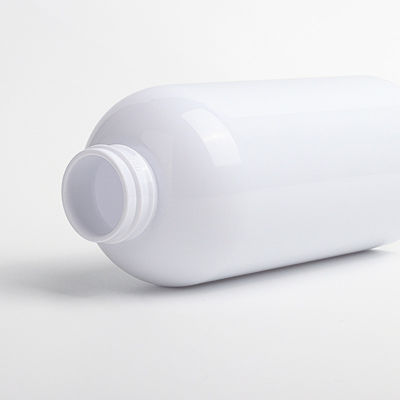 bouteille unique en gros de réutilisation en plastique de shampooing de la forme 500ml de conteneur des soins de la peau 350ml avec la pompe