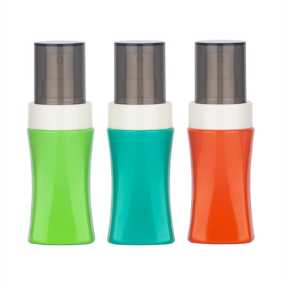 Petites bouteilles en plastique claires de jet d'ODM, bouteille rechargeable du jet 80ml