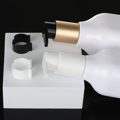 bouteille privée d'air de pompe d'or de lotion cosmétique unique biodégradable de luxe de place de 200ml 300ml 350ml 400ml