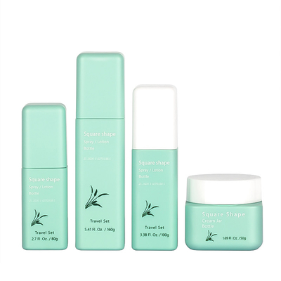 OEM cosmétique de luxe givré de l'ensemble 100ml 120ml 160ml de bouteille acceptable