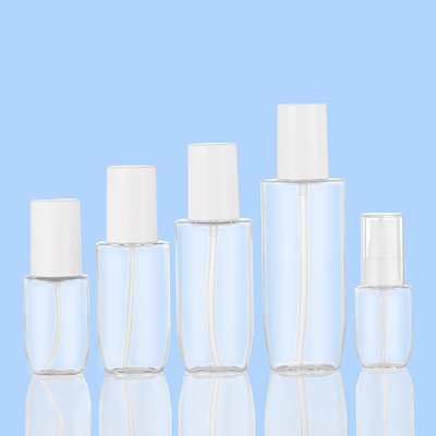 La bouteille cosmétique désinfectante de jet, jet fin en plastique de brume met 150ml en bouteille