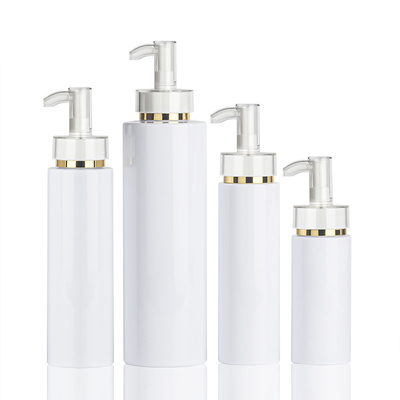 la main formée en plastique de gel de douche de bouteille de lotion de cheveux de bouteille de shampooing de l'or 500ml lavent le conteneur vide avec la pompe