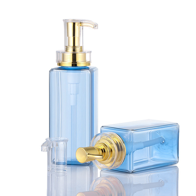 Bouteille cosmétique de estampillage chaude de lotion avec l'ODM de largeur de la pompe 61mm disponible
