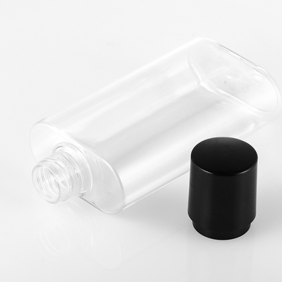 Étanche privé d'air de largeur à bouchon vissable en plastique transparente du pot 70mm