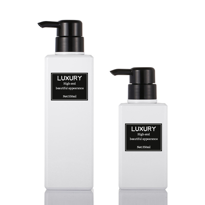 bouteille cosmétique privée d'air de lotion, écran imprimant la bouteille blanche de lotion avec la pompe