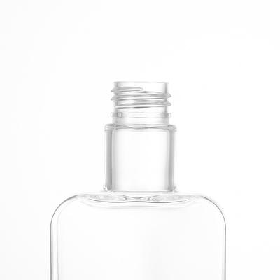 Bouteille en plastique de chapeau de disque 300ml privé d'air comprimable avec le couvercle à visser d'or