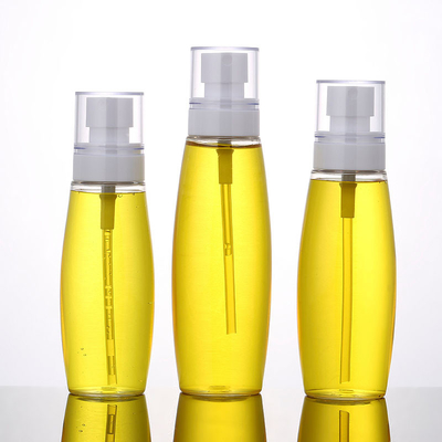 Capacité cosmétique givrée de PlasticPlastic 100ml de bouteille de jet réutilisable