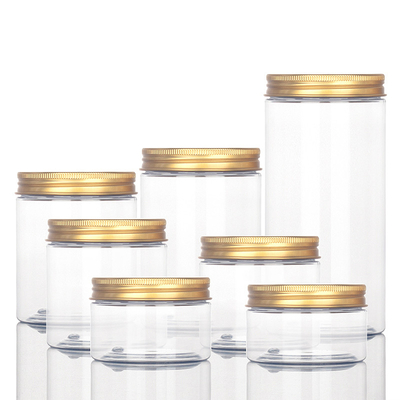 Capacité 8oz étanche privée d'air de conteneur crème vide transparent