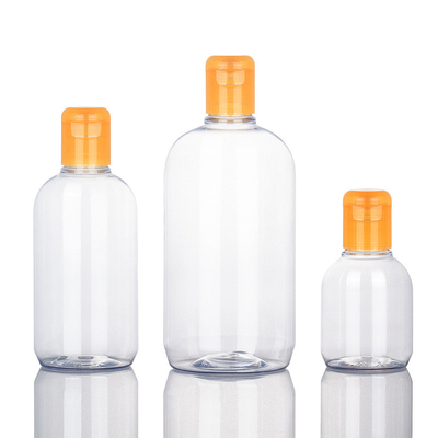 300ML bouteille en plastique à bouchon vissable, pots à bouchon vissable d'ANIMAL FAMILIER transparent