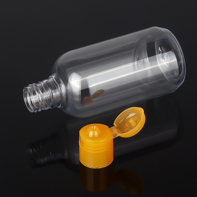 300ML bouteille en plastique à bouchon vissable, pots à bouchon vissable d'ANIMAL FAMILIER transparent