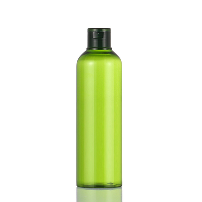 bouteille cosmétique de lotion de rond, bouteilles vides vertes 300ML de lotion de corps de 54mm