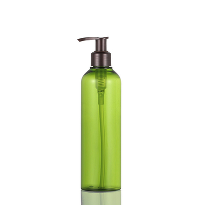 bouteille cosmétique de lotion de rond, bouteilles vides vertes 300ML de lotion de corps de 54mm