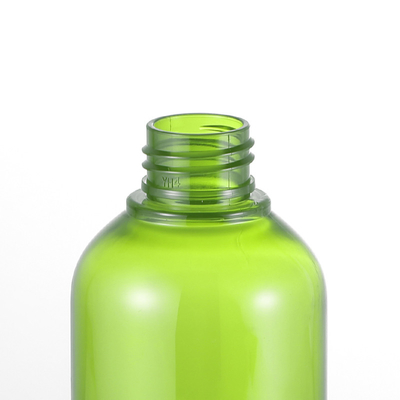 bouteille cosmétique de lotion de rond, bouteilles vides vertes 300ML de lotion de corps de 54mm
