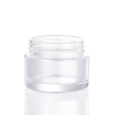 Pots cosmétiques vides de luxe, capacité en plastique biodégradable des pots 8oz