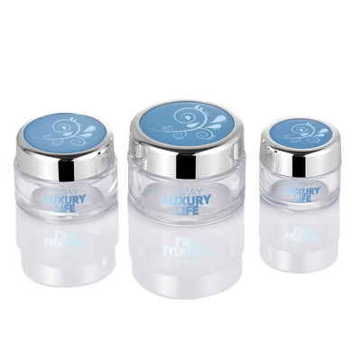 Pot d'emballage de crème d'ODM, 15g largeur décorative en plastique des pots 40mm