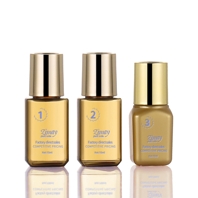 la bouteille vide du voyage 15ml a placé l'OEM de couleur d'or disponible pour des soins de la peau