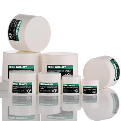 Conteneur vide biodégradable pour la crème, conteneurs 100g cosmétiques acryliques