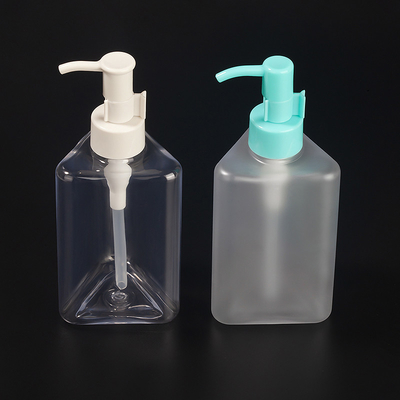 triangle privée d'air vide de bouteille de la pompe 200ml transparente pour l'huile de cheveux
