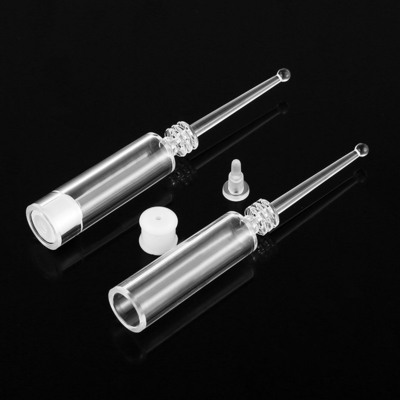 Les bouteilles transparentes de l'huile 1ml essentielle CHOIENT l'ampoule de matière plastique