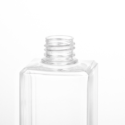 Bouteilles vides plates de compression de lotion, bouteilles en plastique transparentes de lotion de 8 onces