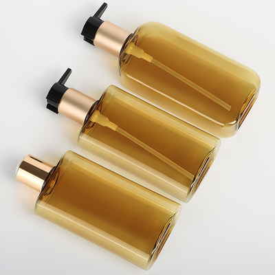 La bouteille de estampillage chaude de chapeau de disque, pompe carrée de lotion met le diamètre en bouteille de 69mm