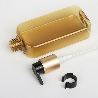 La bouteille de estampillage chaude de chapeau de disque, pompe carrée de lotion met le diamètre en bouteille de 69mm