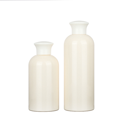 Bouteille en plastique ronde transparente en plastique cosmétique du flacon de toner 300ml 350ml